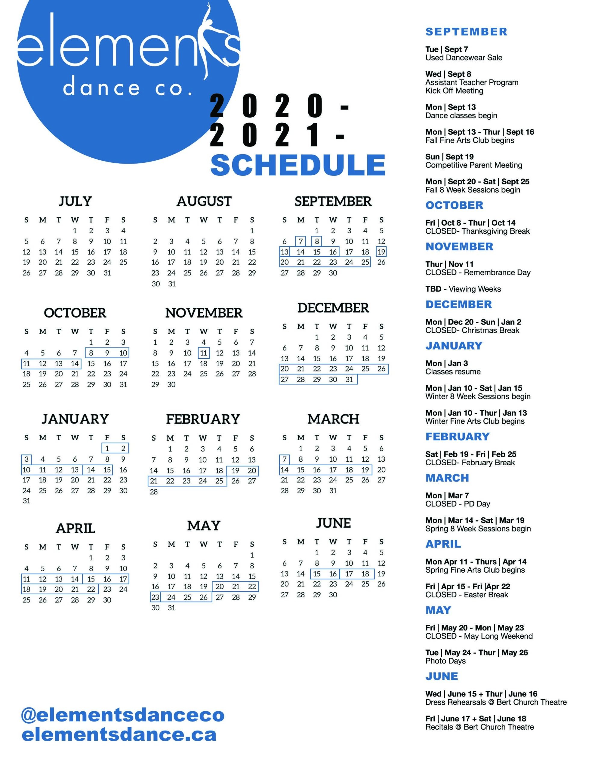 EDCCALENDAR